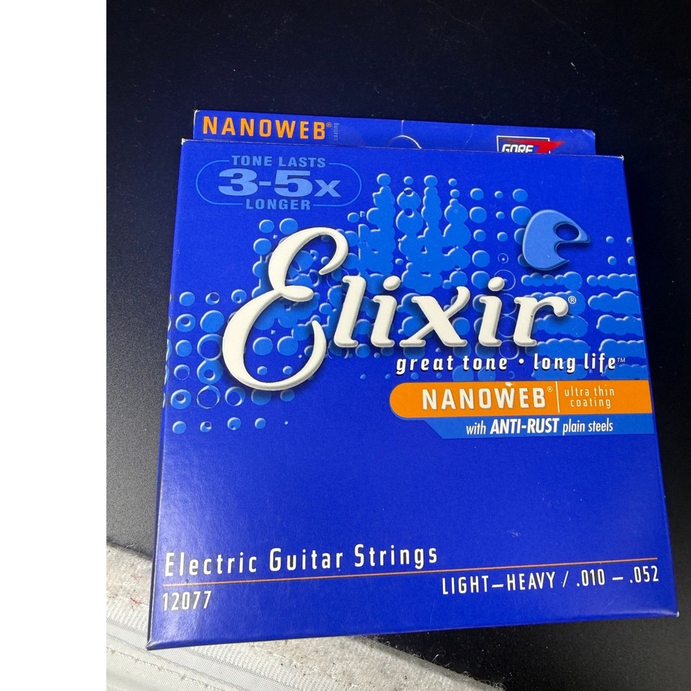 Elixir NANOWEB Electric Guitar Strings Light Heavy‎ 12077 010 052